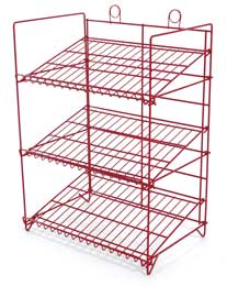 (image for) Adjustable Counter Chip Rack 22" High ES-C3 - Red - Click Image to Close